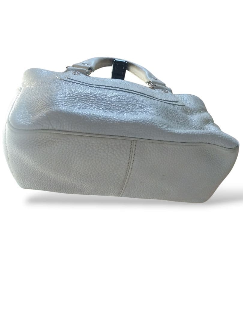 CELINE Boogie Bag Off-White Leather Handbag Women’s Casual Vintage A1338