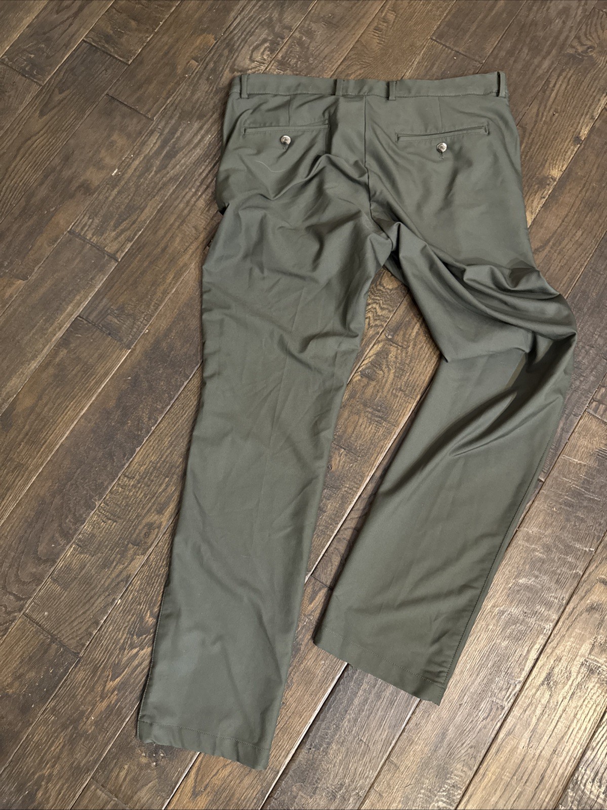 Greg Norman Men’s Golf Performance Comfort Stretch Pants Olive Green 34/32