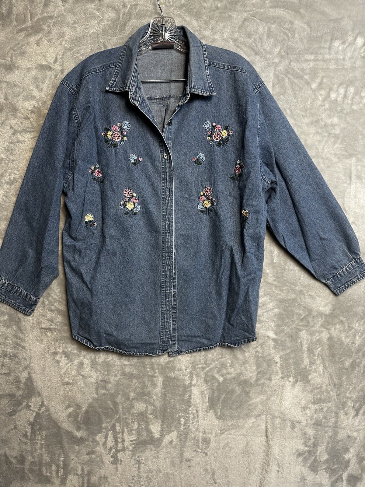 Premier International Denim Blue Jean Jacket Women’s XL Blue Jean Blazer A