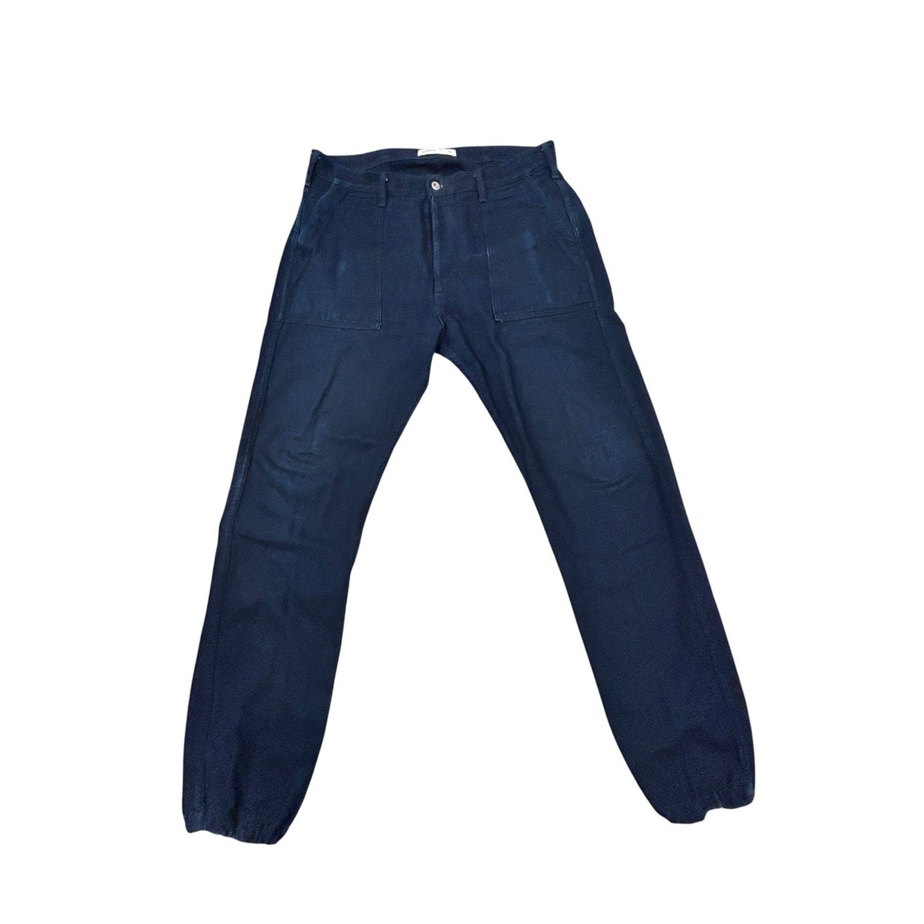 3sixteen Deep Indigo Draw Cuff Men’s Selvedge Denim Jeans 36/34 Lux Button Fly