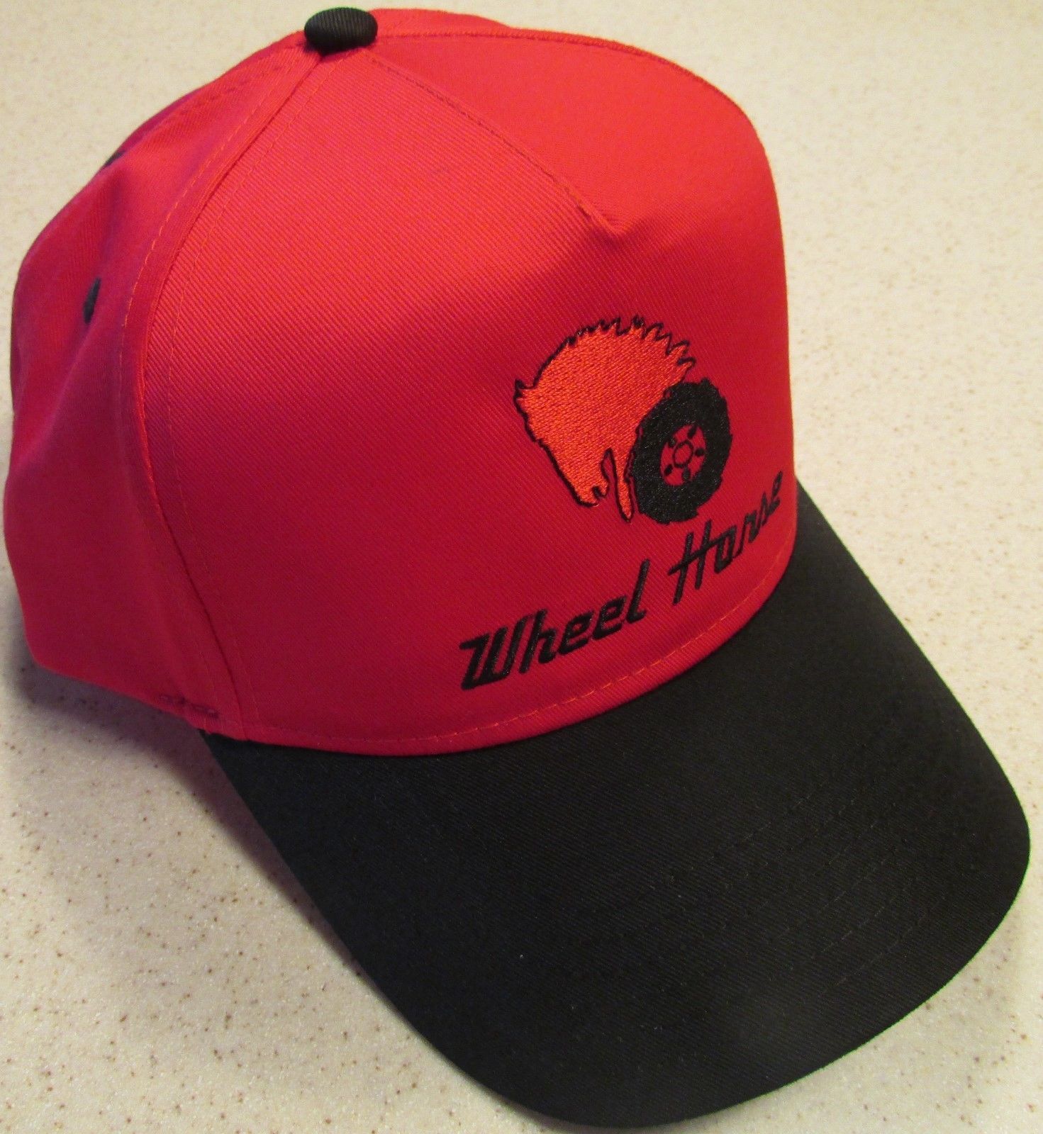 Wheel Horse Logo Embroidered Solid or Mesh Hat (6 colors)