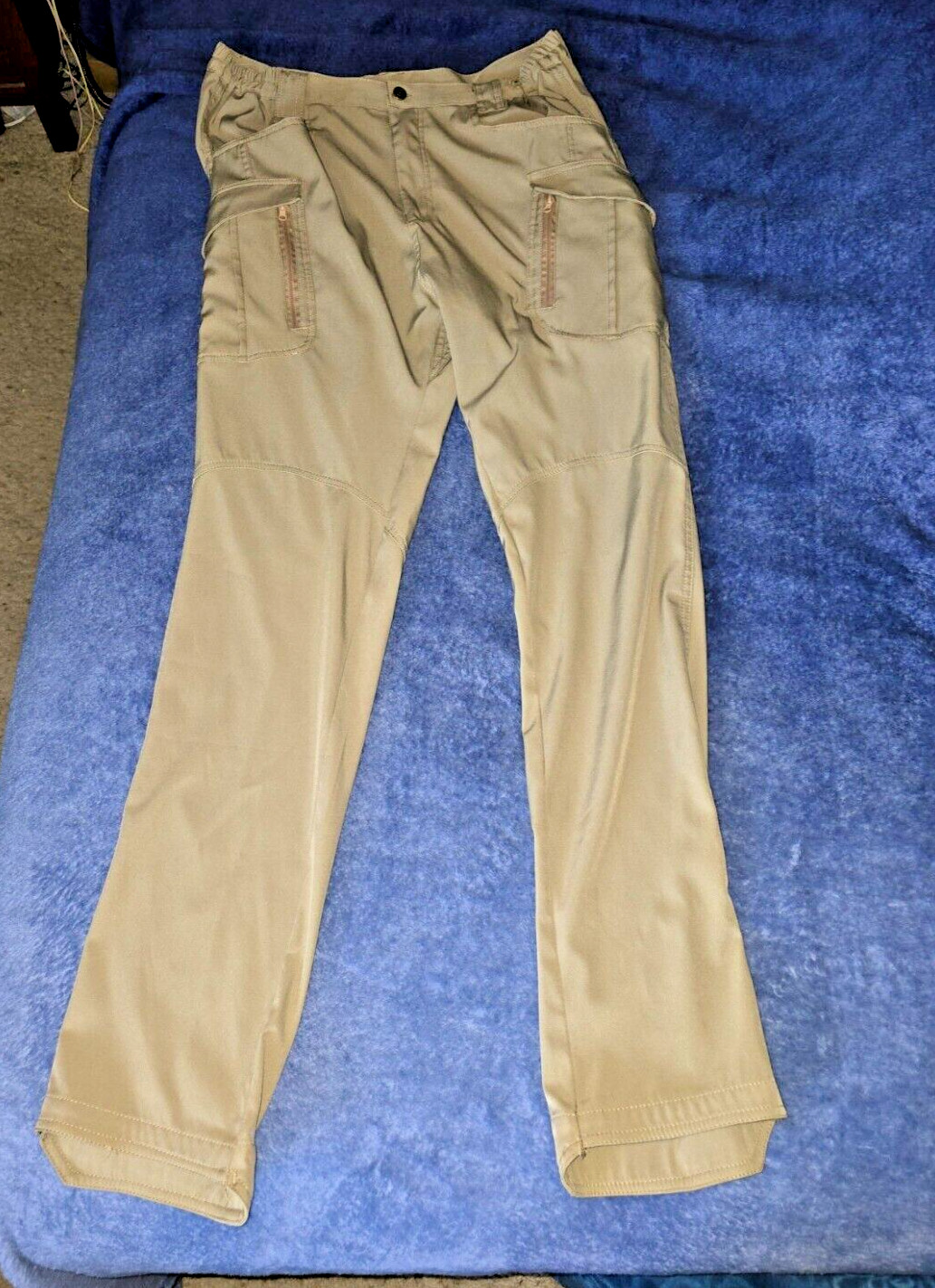W Tactical Series Pants L (36×34) Khaki Highrise Ripstop Poly Cotton Field NWOT