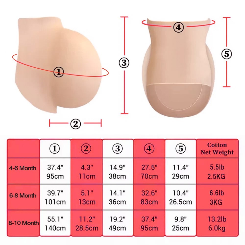 SilkEase Silicone Fake Pregnant Belly Pregnancy Tummy For Crossdresser Cosplayer