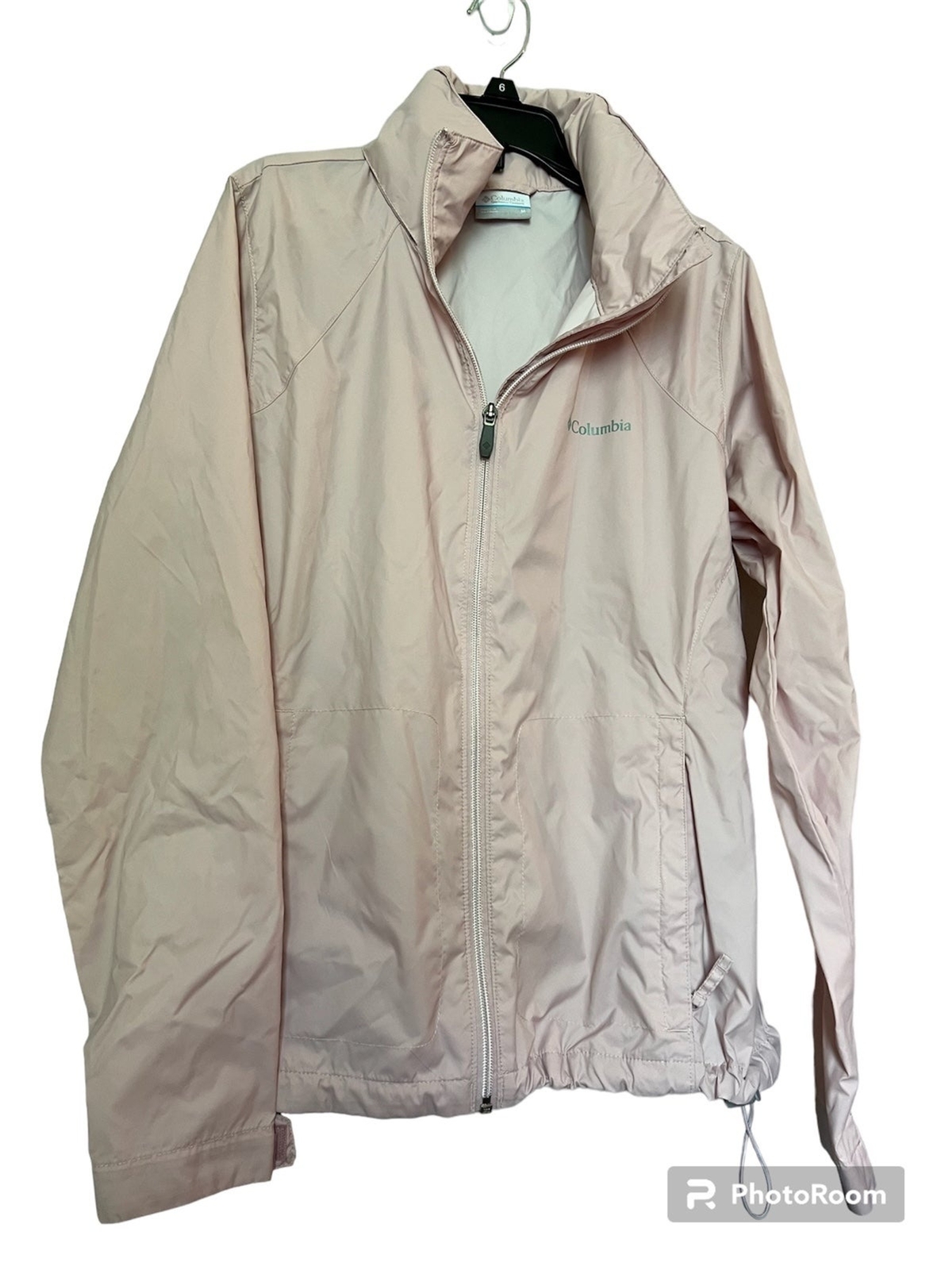 Columbia rain Jacket pale pink size M women’s