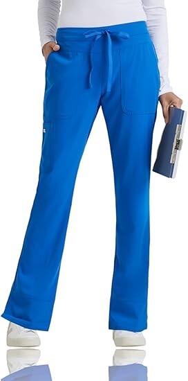 GREYS ANANTOMY WOMEN SCRUB PANTS 2207 IN ROYAL, BLACK, NAVY, IN ALL SIZES, NWT