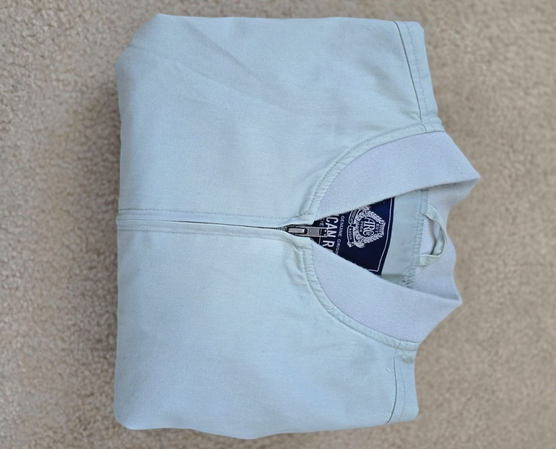 American Rag Flight Bomber Jacket Medium 100% Cotton Men’s Light Sage Green