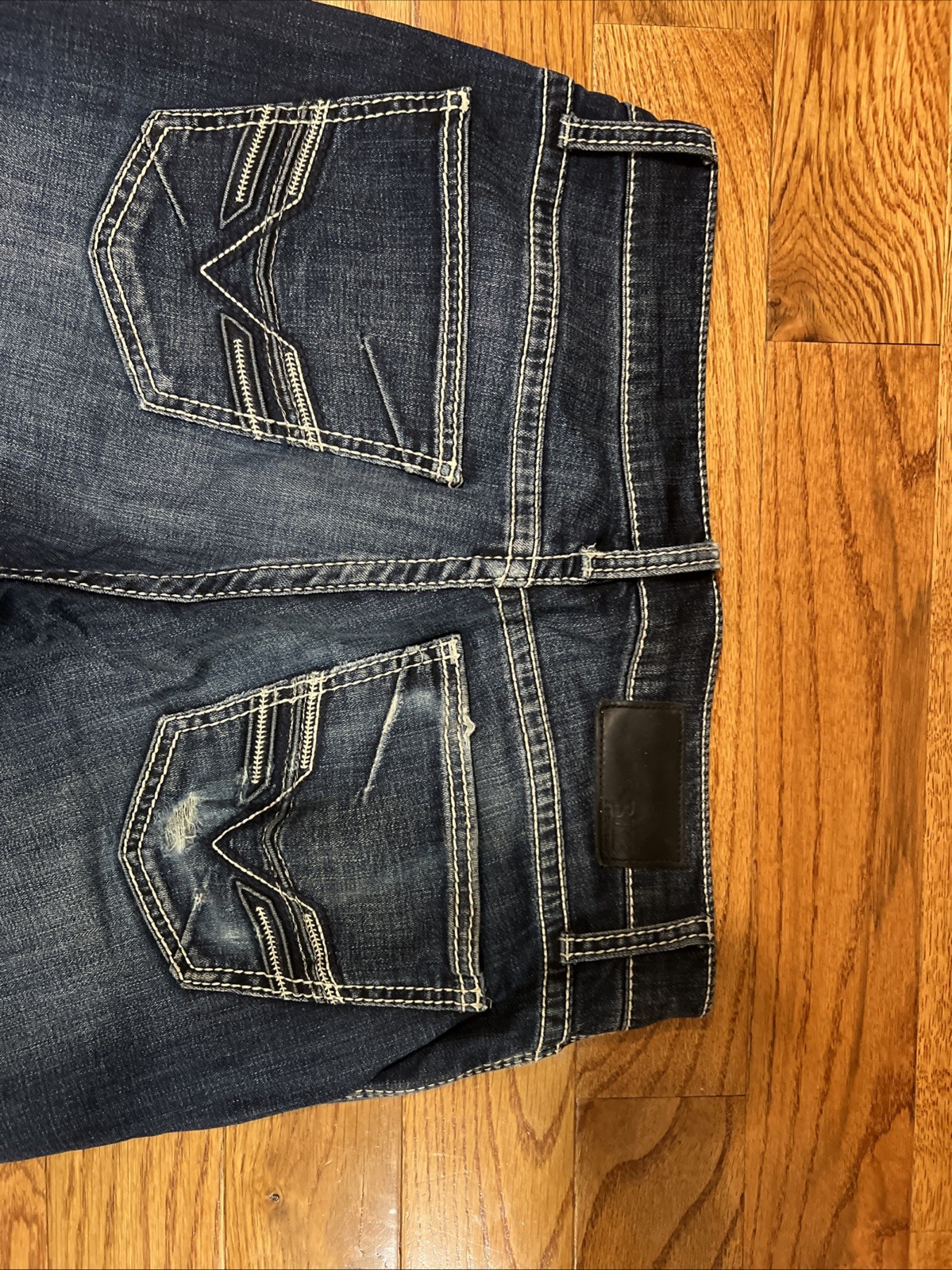 bke jake straight jeans denim mens size 33×30