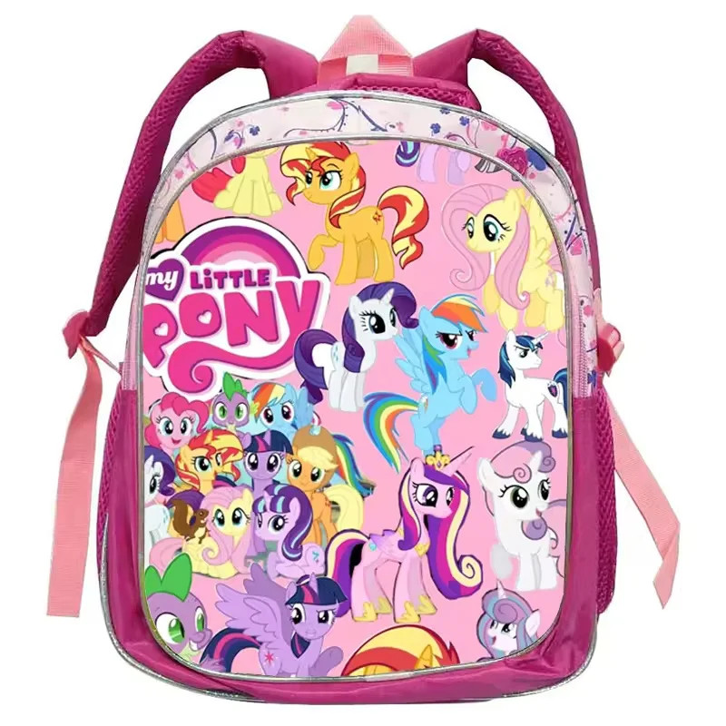 Cartoon Pony Kids Backpack Children School Bag for Girls