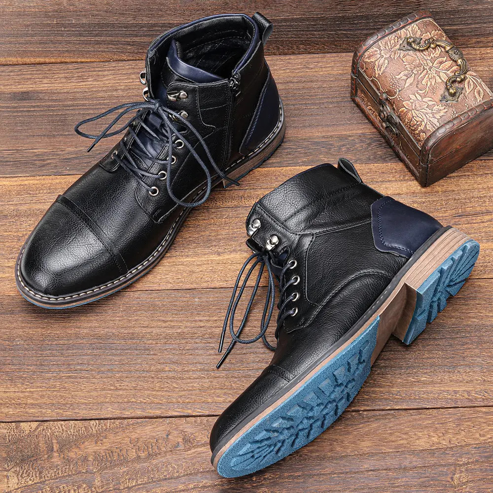Rugged Leather Boots for Men – Durable & Stylish-Bareroots|124910