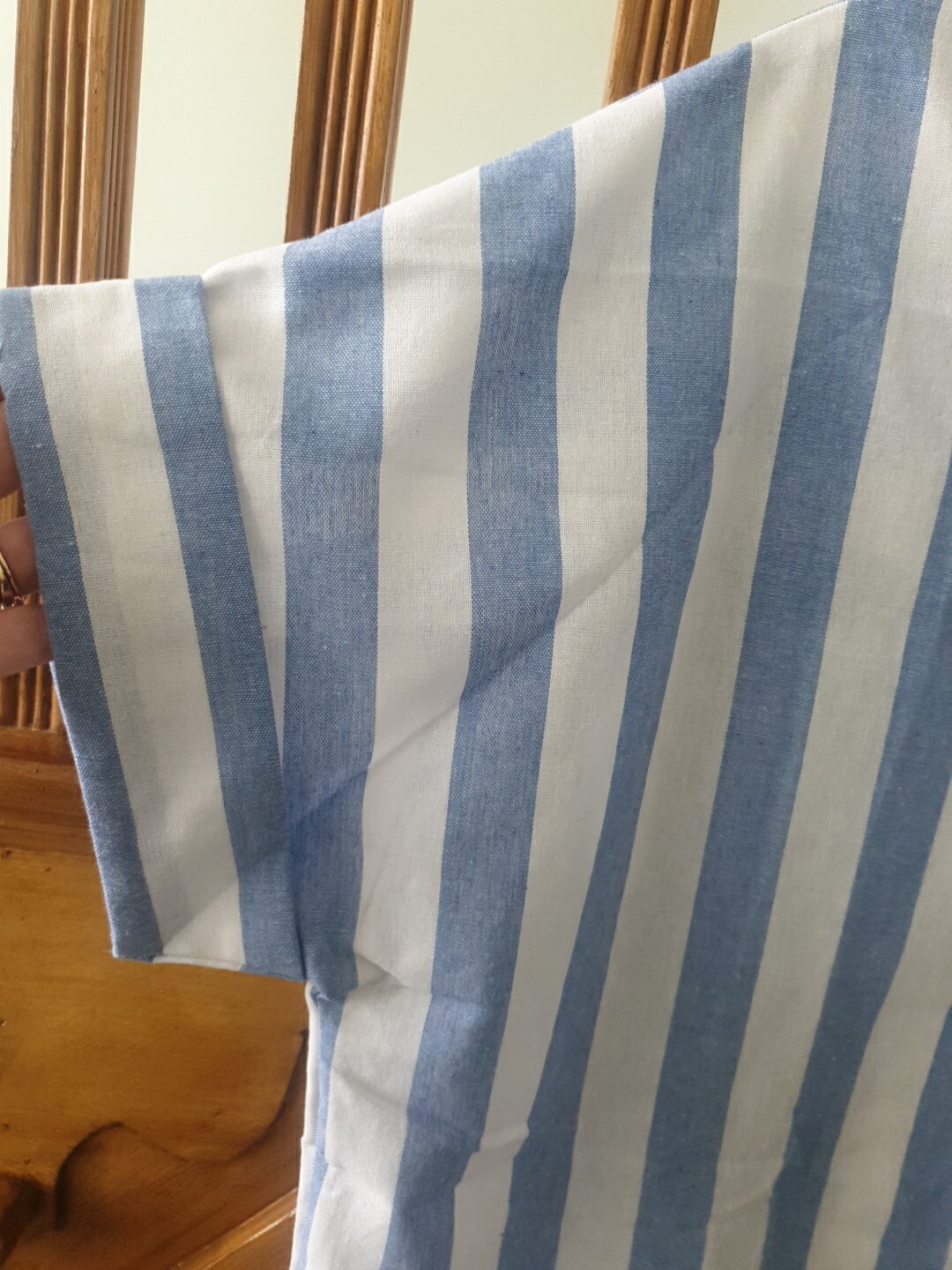Button Up Blue Striped Shirt – Loose Casual Top – Size XXL/18 – BNNT- RRP £20.99