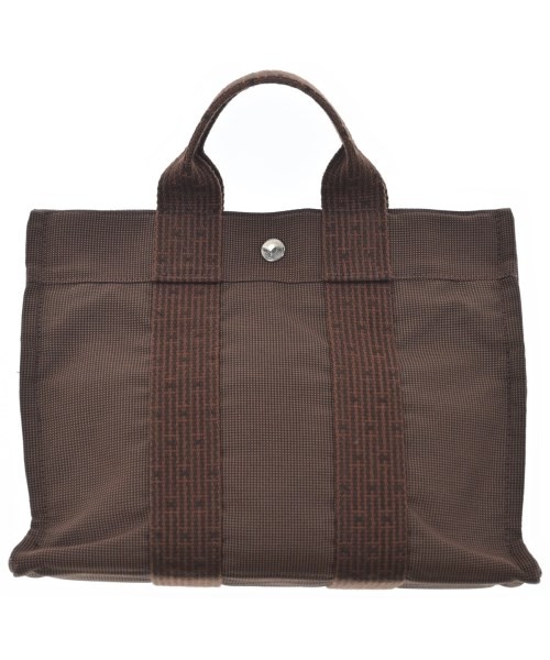HERMES Tote Bags Brown 2200688822583