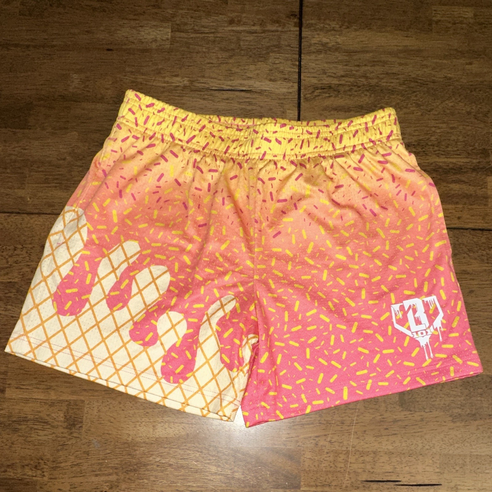 Baseball Lifestyle 101 BL101 Set Mens Size Small Baseball Graphic Logo Pink