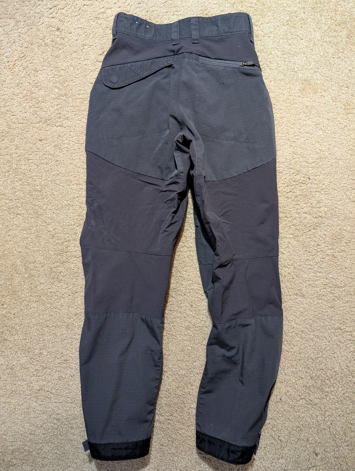 Tru-Spec Tactical Pants Mens Size 28×30 Black/Charcoal Used