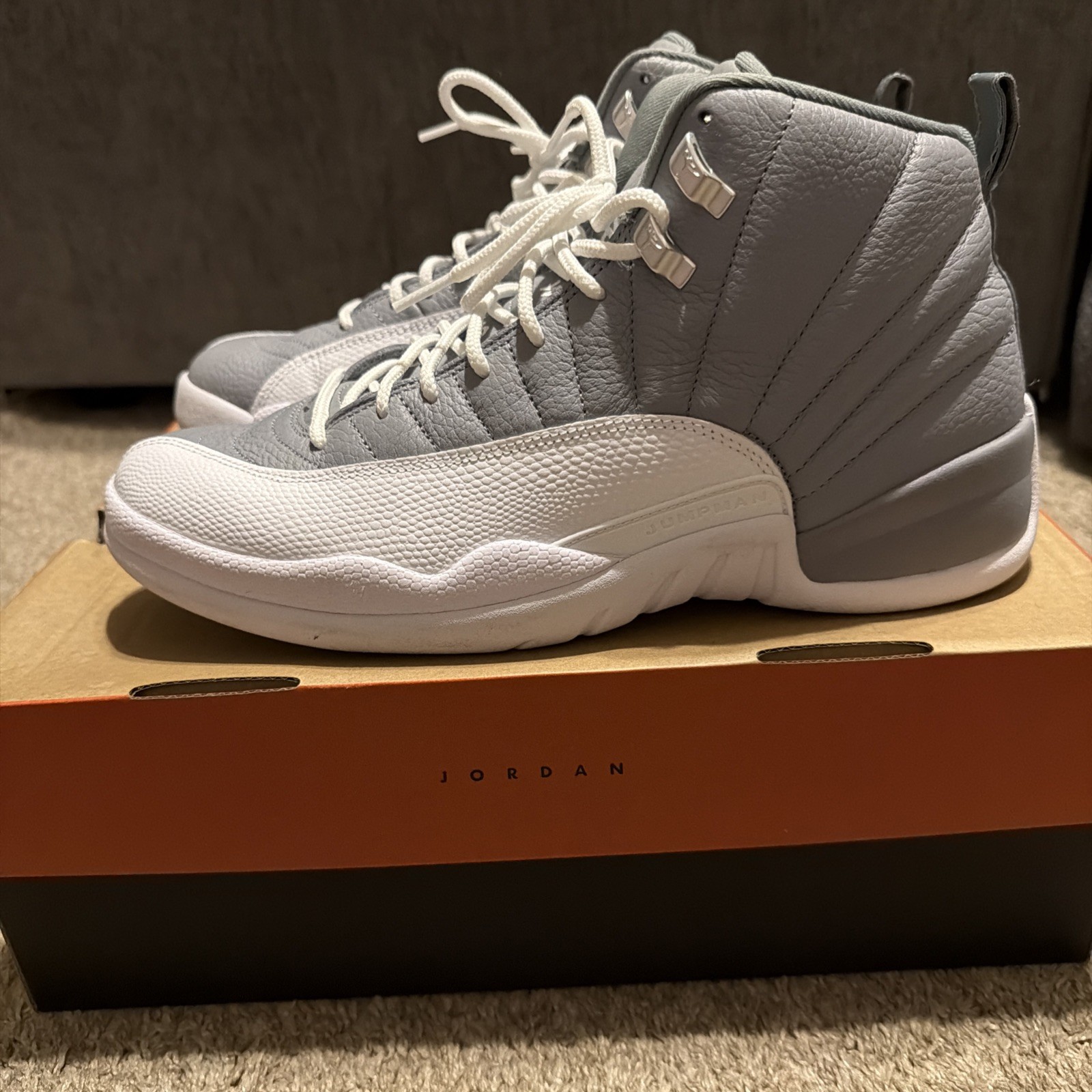 Air Jordan 12 Retro Stealth Grey Size 11.5 CT8013-015