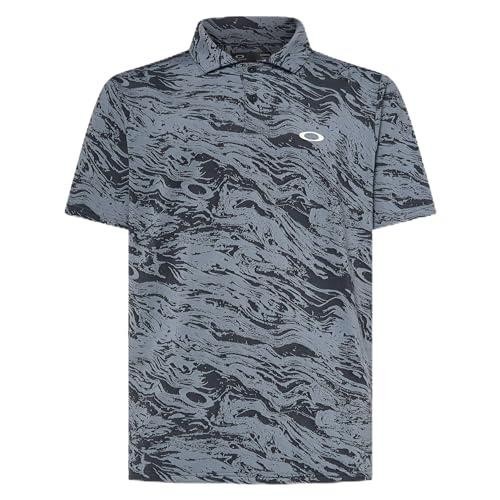 size:Medium🔥Oakley Duality Jacquard Golf Polo Hydrolix Moisture Managment UPF50