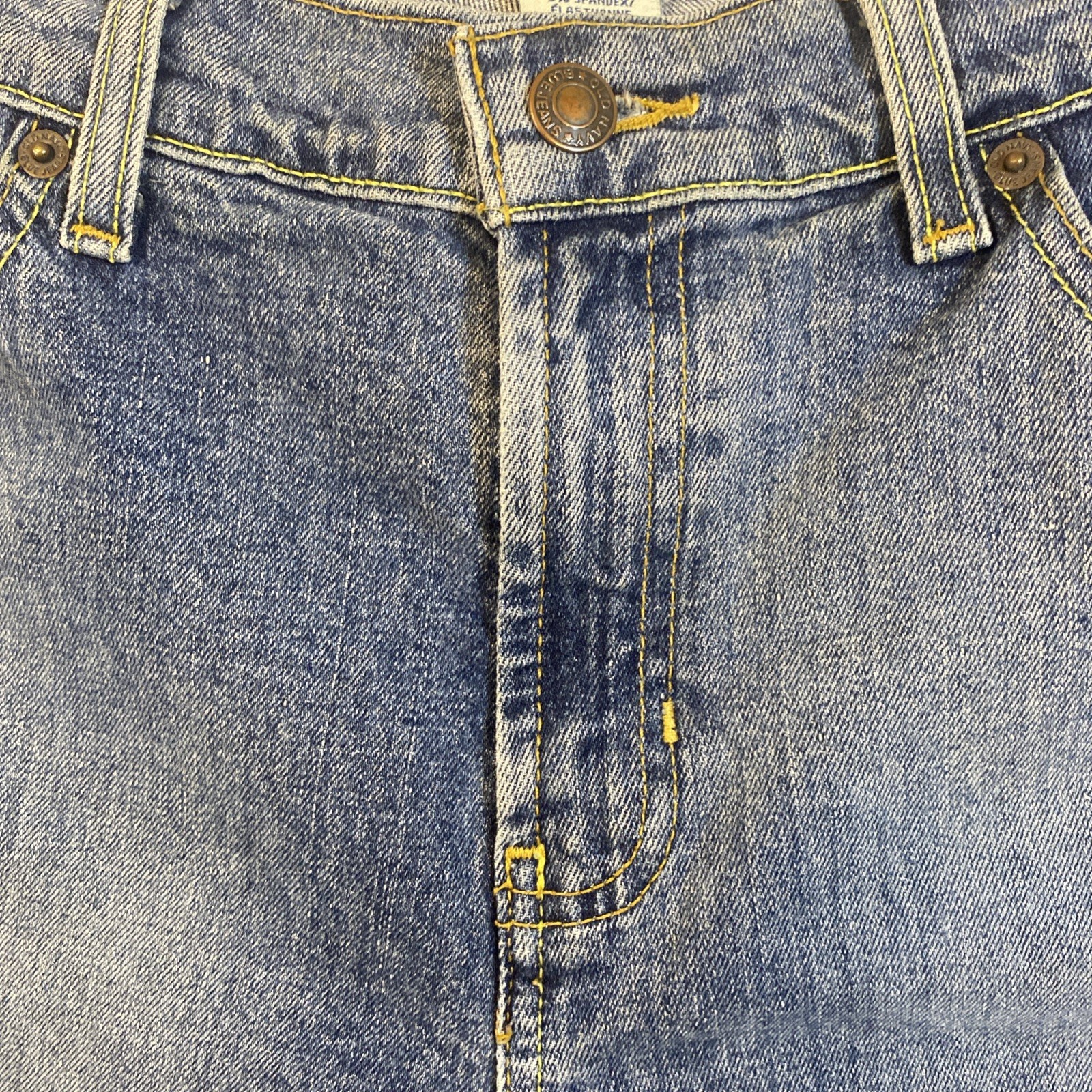 Old Navy Curvy Just Below Waist Boot Cut Jeans Size 8 Denim Pants Stretch