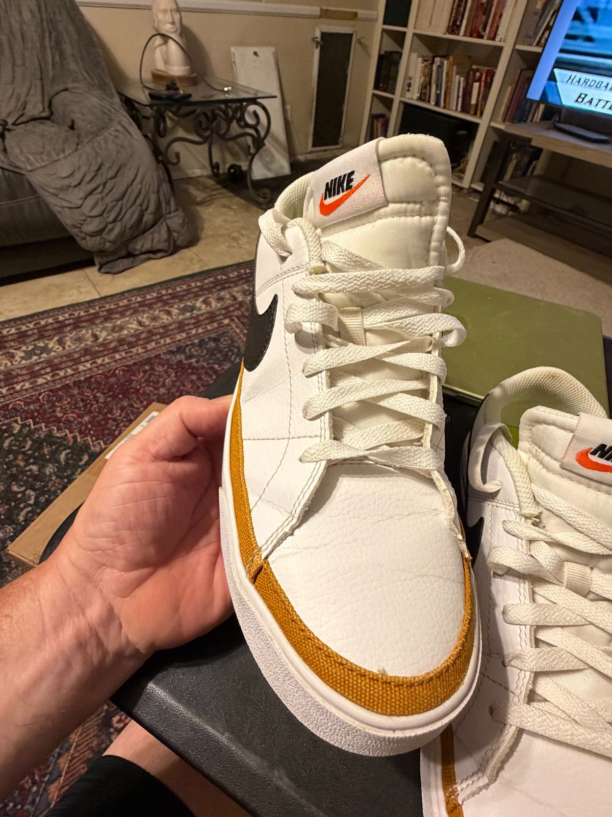Nike Court Legacy Next Nature White Desert Ochre DH3161-100 Women’s Size 10.5
