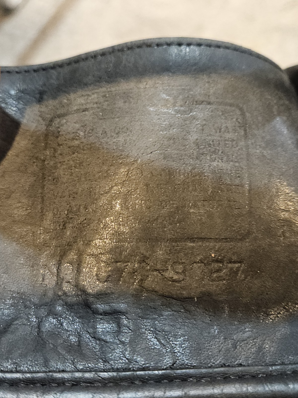 Vintage Coach Leather Black Y2K, Mini-Ergo 9027