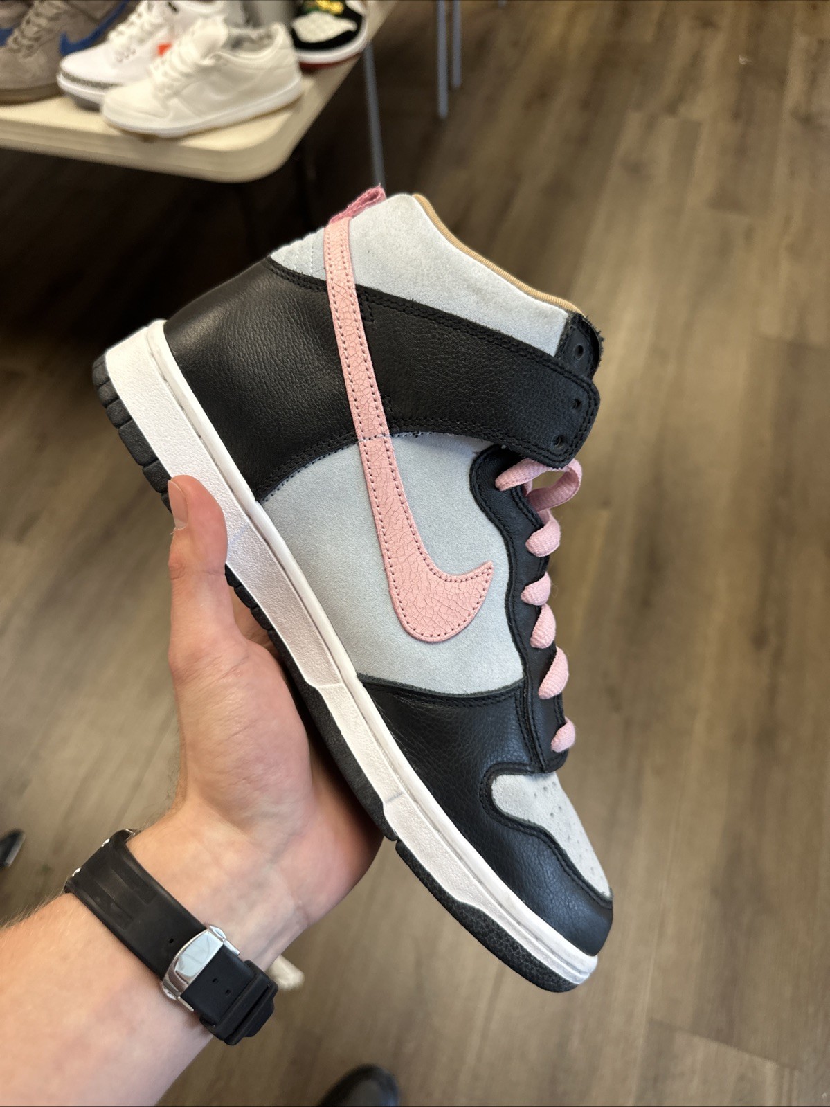 Size 9.5 – Nike Dunk Pro Sb High Shy Pink Vanilla