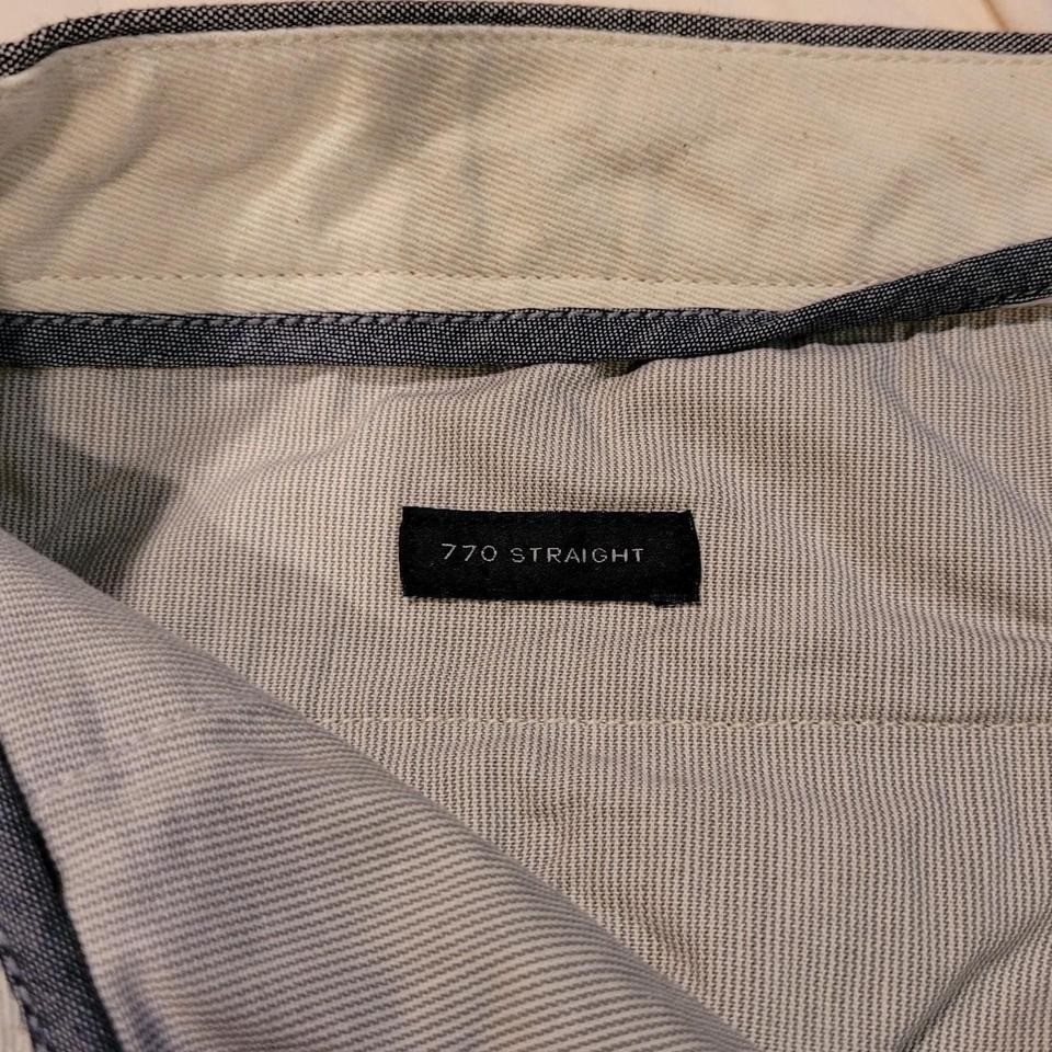 J.Crew 770 Straight Fit Stretch Cotton Pants Men’s 33×34 Gray