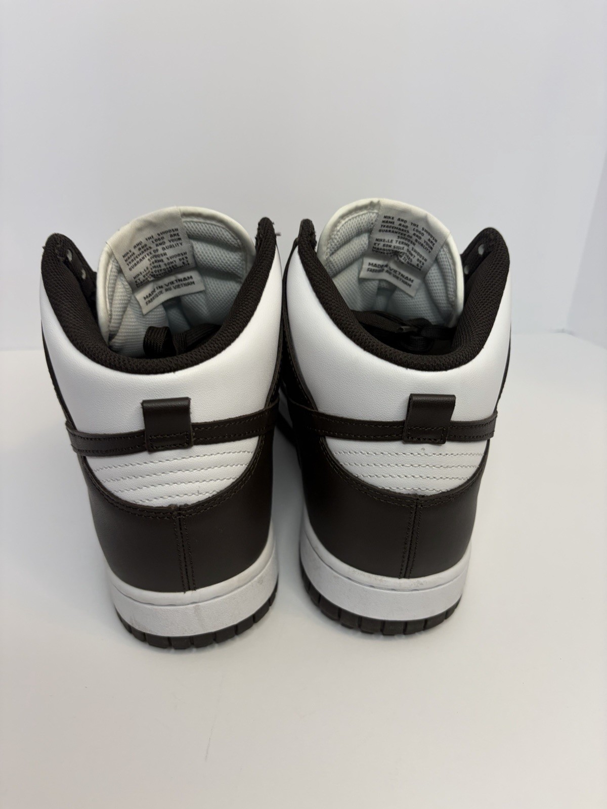Nike Dunk High Retro High Top Colorblock Brown/White Lace Up Rubber XQ046FM0JB