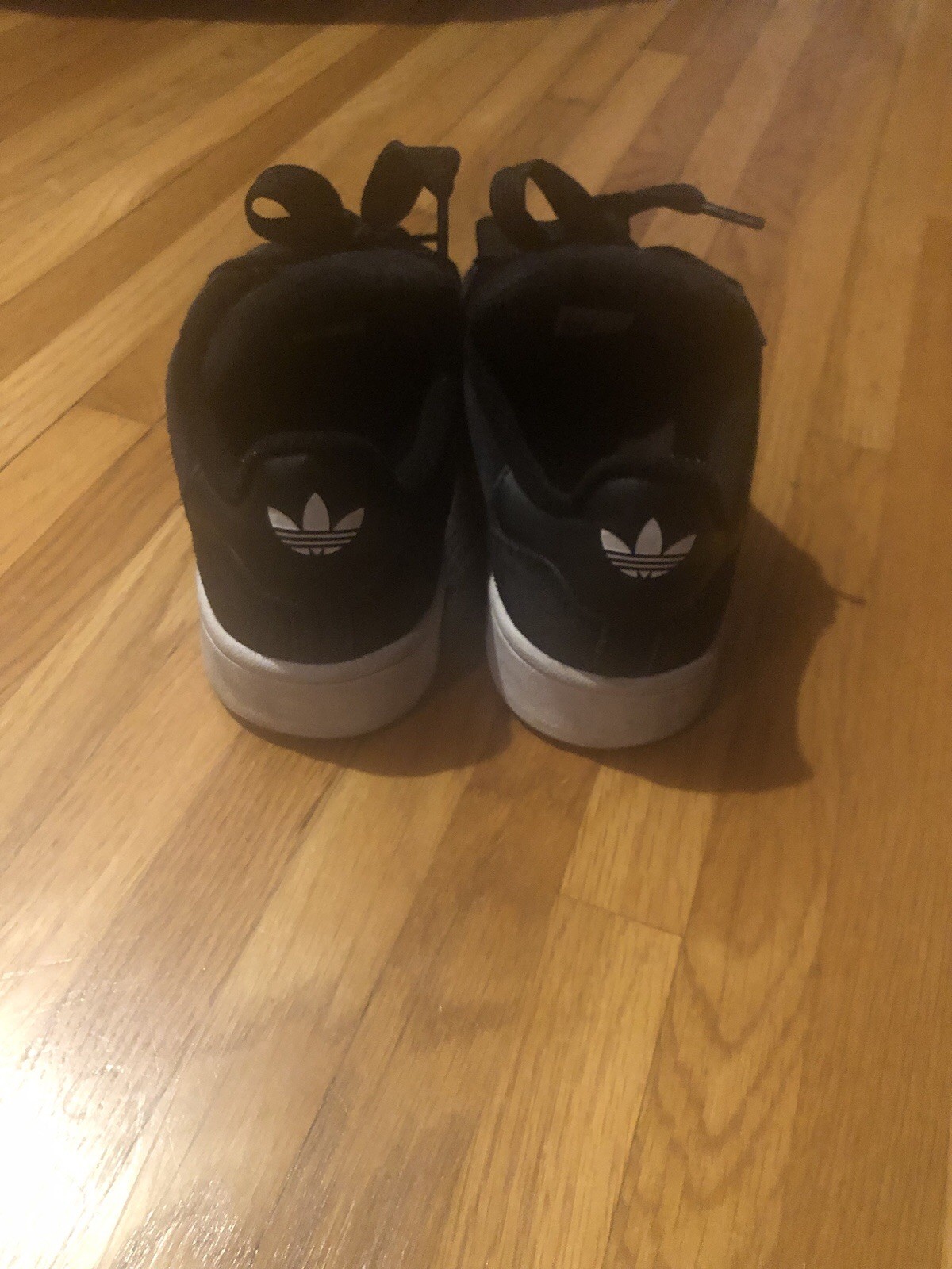 Adidas Campus 00’s Black Suede Pink Stripes Size 9 Women/ Size 7 Men