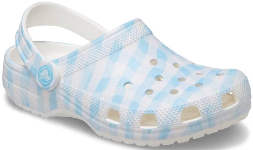 Crocs Classic Gingham Clog Blue/White BRAND NEW Women sizes 5-11 211006