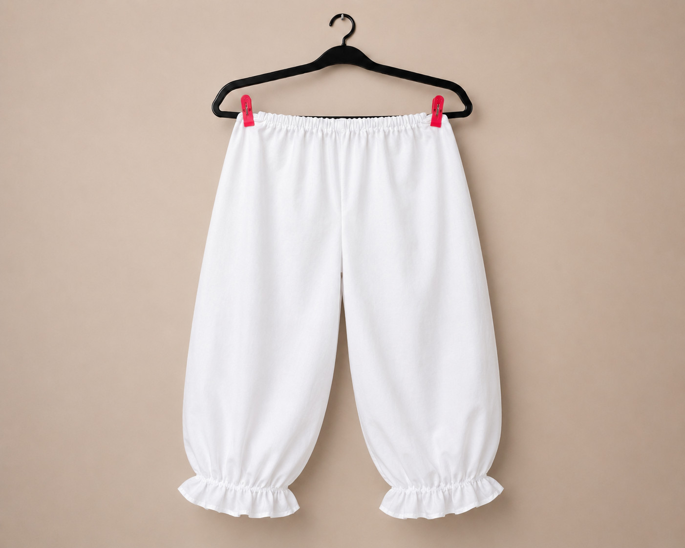 CHILD KIDS RAG RAGGY DOLL VICTORIAN COSTUME BLOOMERS PANTALOON WHITE RENAISSANCE