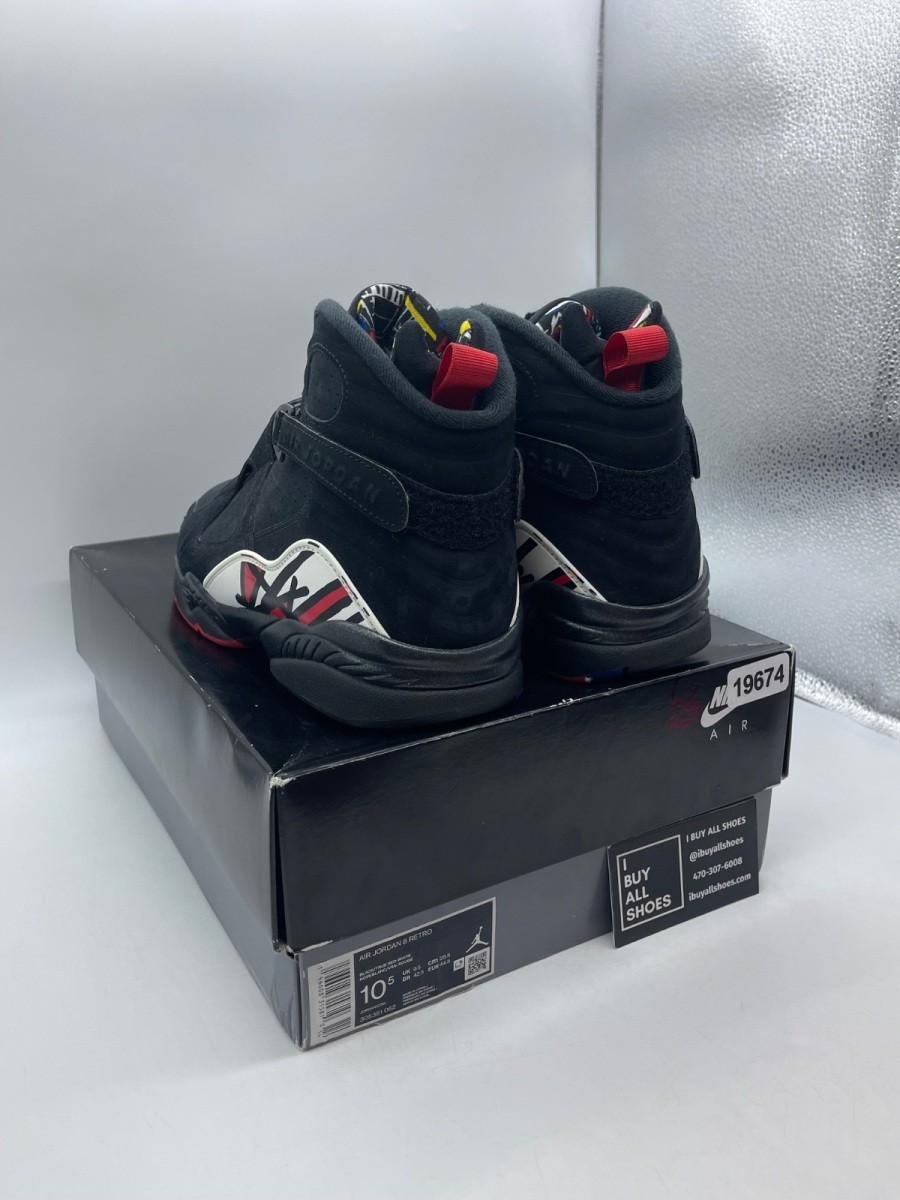 Jordan 8 Retro Playoffs (2023) 10.5 (Moderately Worn Pre-Owned) Size 10.5