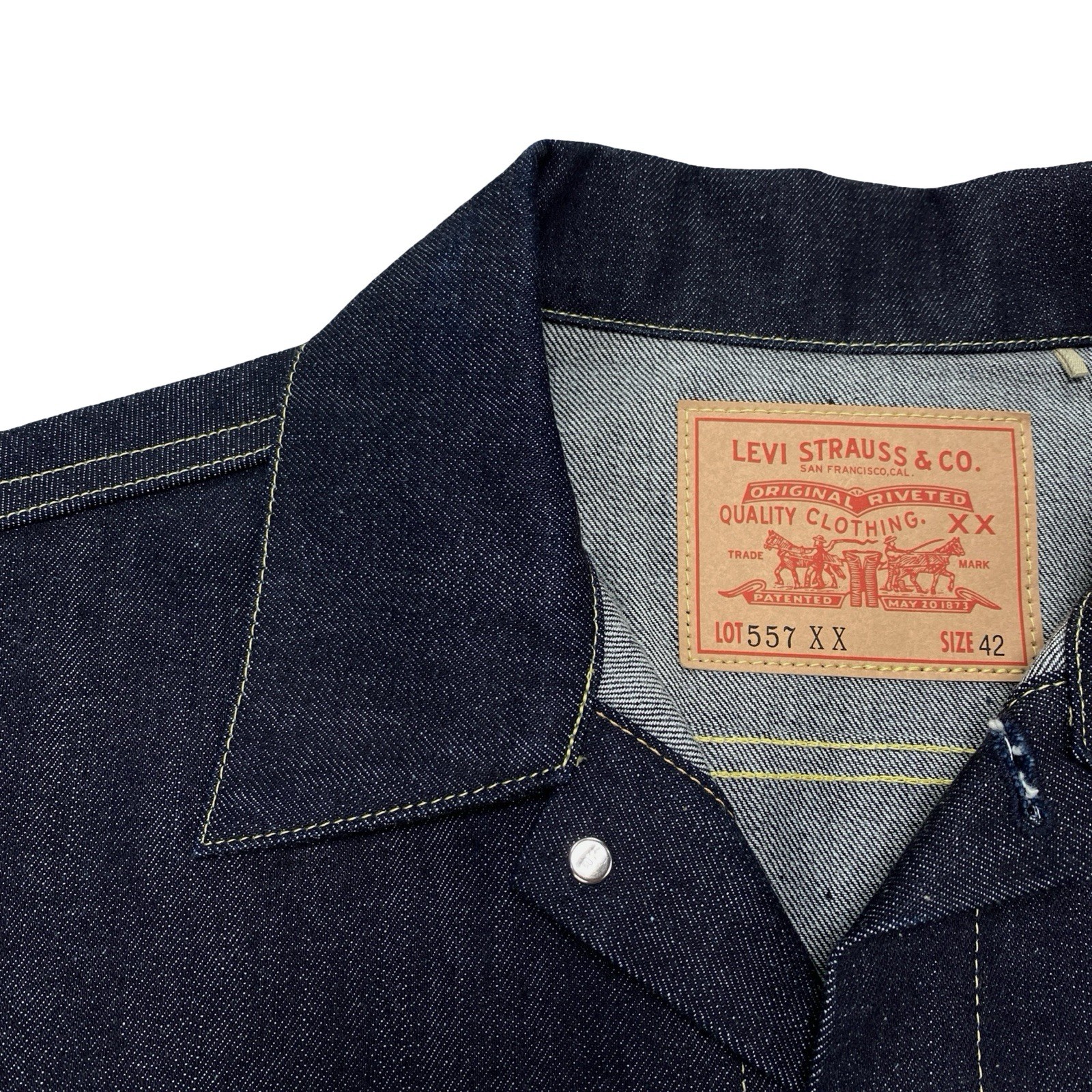 Levi’s Vintage Clothing 1961 557 Trucker Jacket Size L Made in Japan LVC