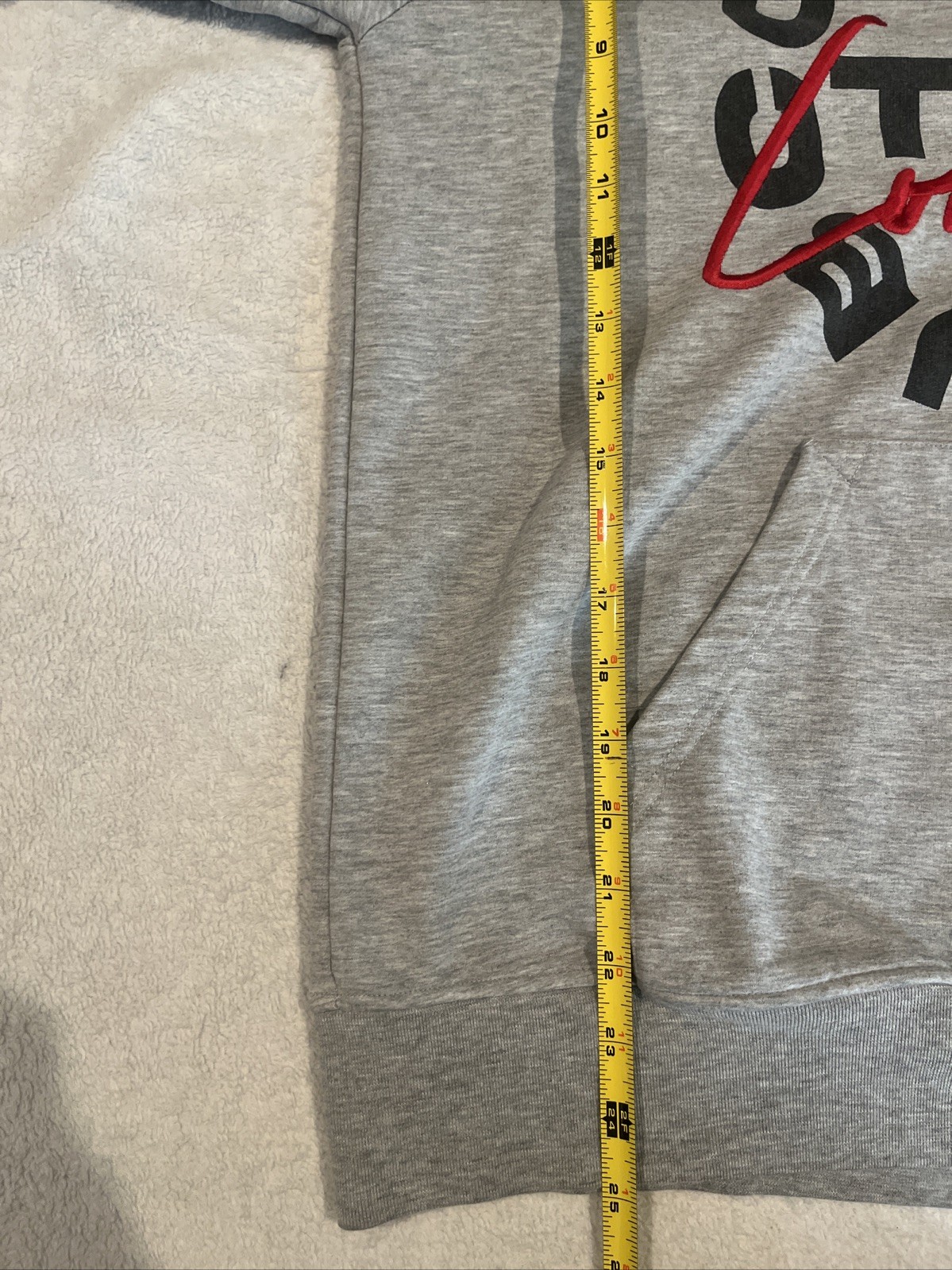 The Couture Club Hoodie And Sweatpants Stitched Gray Size Large