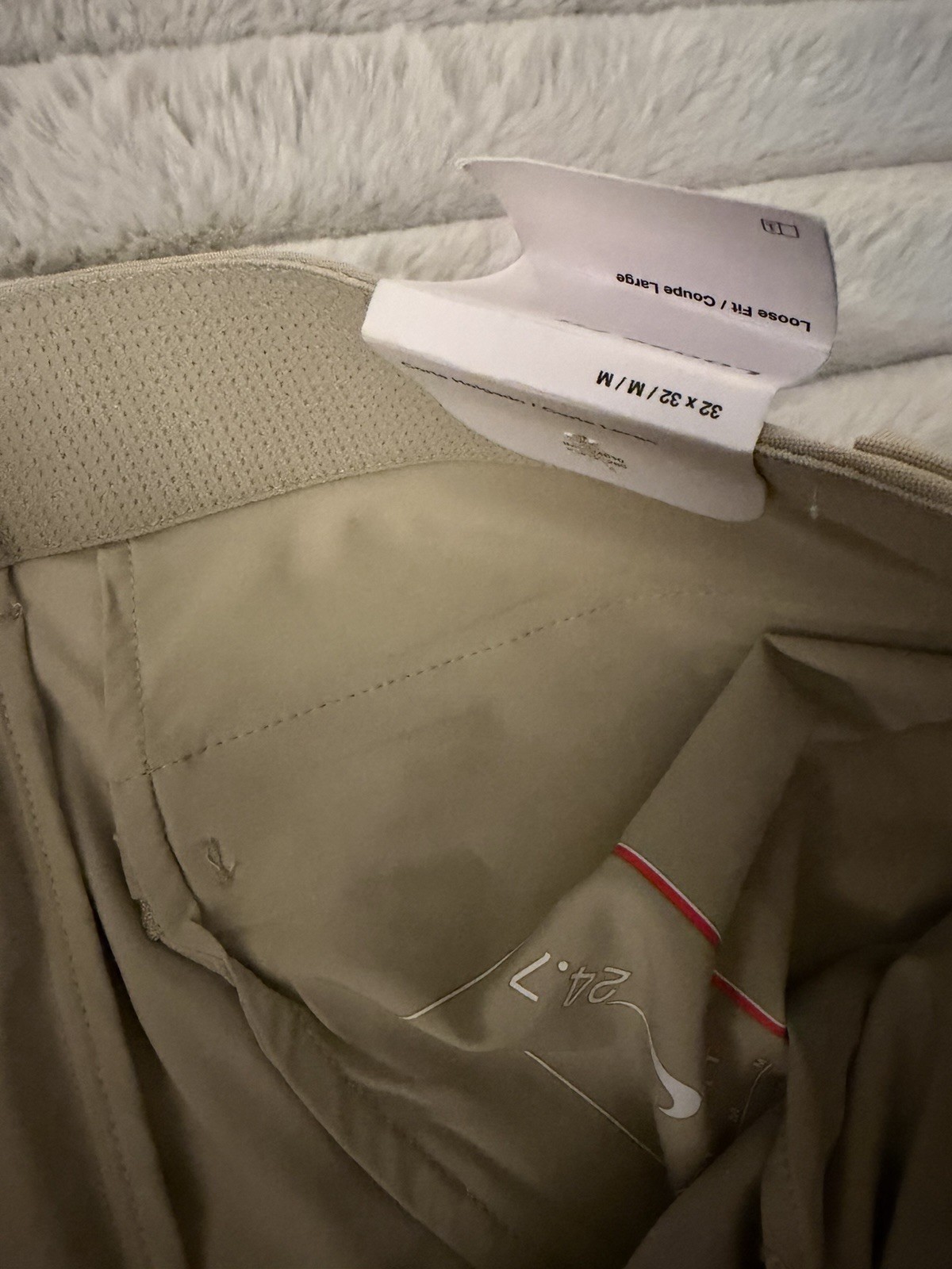 Nike 24.7 Dri-FIT PerfectStretch Beige Slim Straight Pants 32×32
