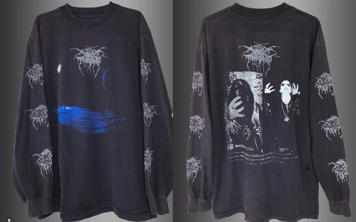 1994 DARKTHRONE Transilvanian Hunger Vintage Long Sleeves Shirt Reprint FN2251