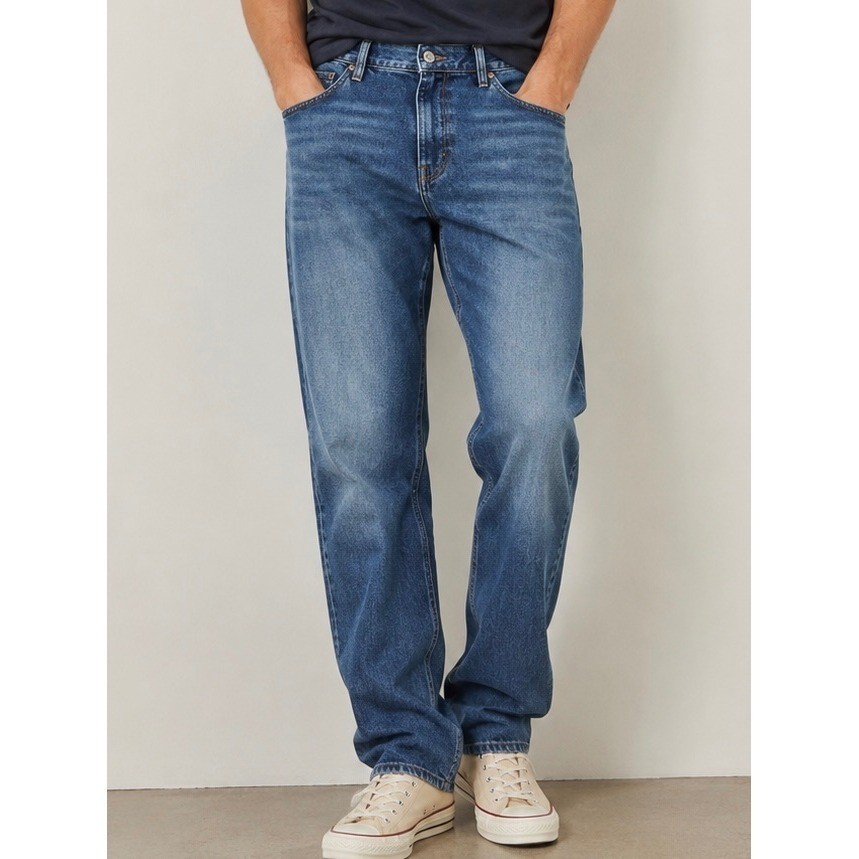 Levi’s 505 Straight Jeans Men’s 32×34 Medium Wash Denim Classic Fit