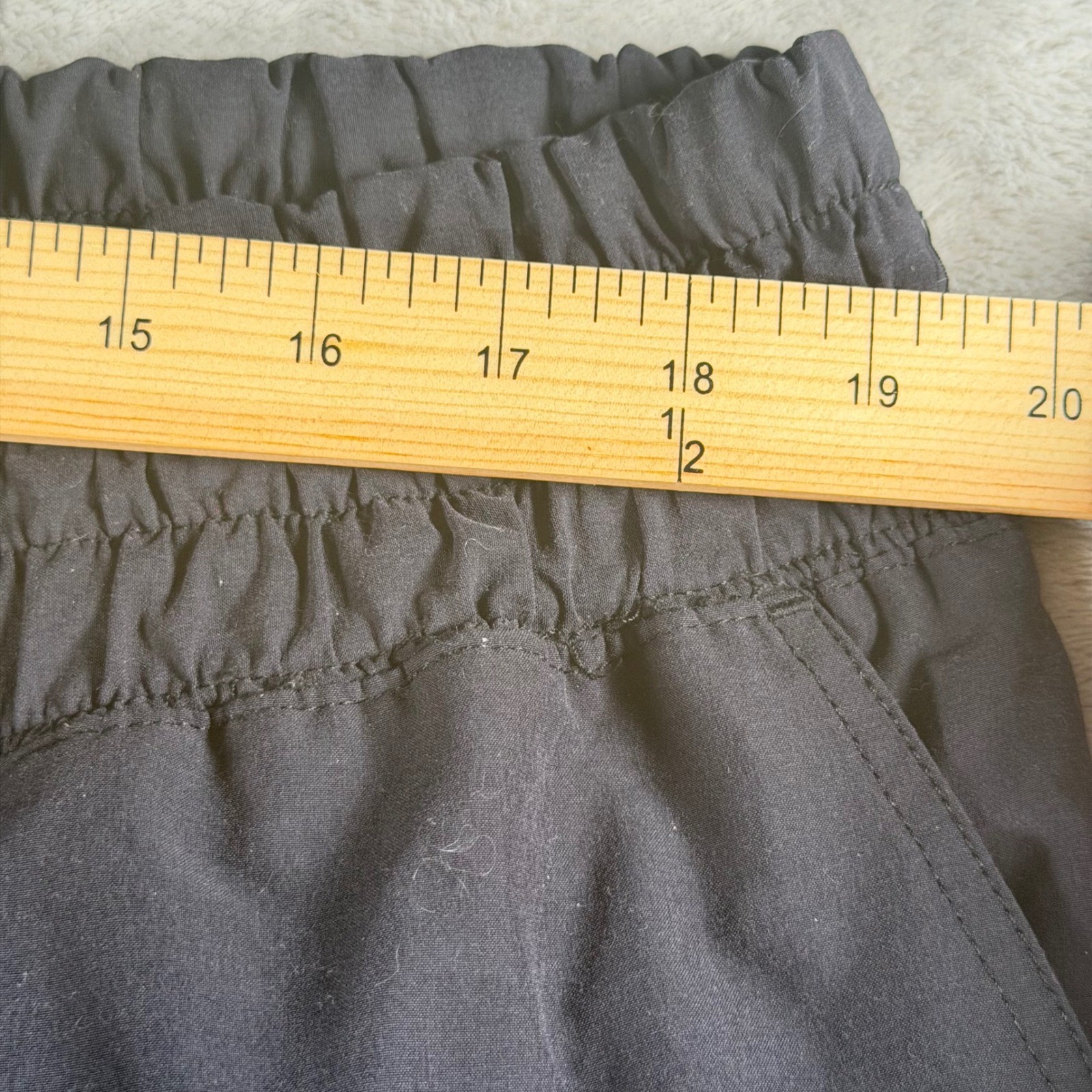 Fabletics Black Cargo Joggers Womens 2X High Rise Athletic Pants PT2149080