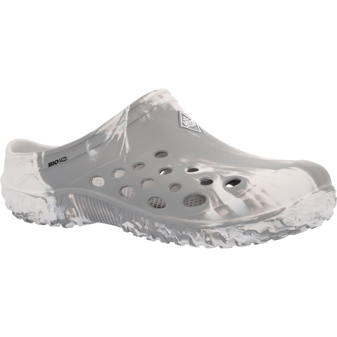 Muck Grey White Muckster Lite Boots MMLCM11 | Lightweight Waterproof Footwear
