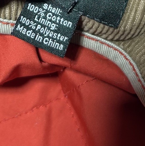 Vintage Y2K J Crew Corduroy Men Medium Jacket Bomber Workwear Lined Brown