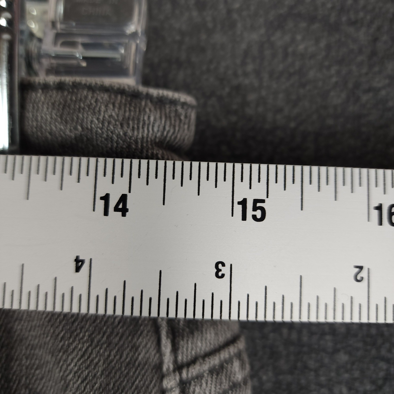 Tractr High Rise Straight Leg Patchwork Jeans Gray Size 8 29 Raw Hem
