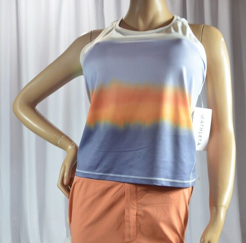 NWT $54 Athleta Size 2X Plus Size Sea Spray Tempest Violet Tank Top #980649