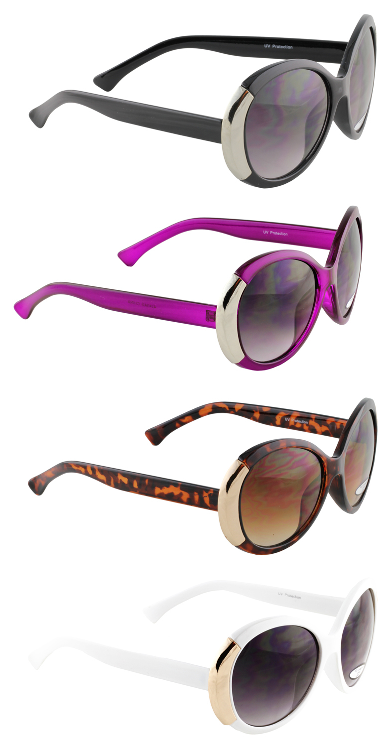 Womens Sunglasses, Round Trendy Retro, Shades, Choose Your Color