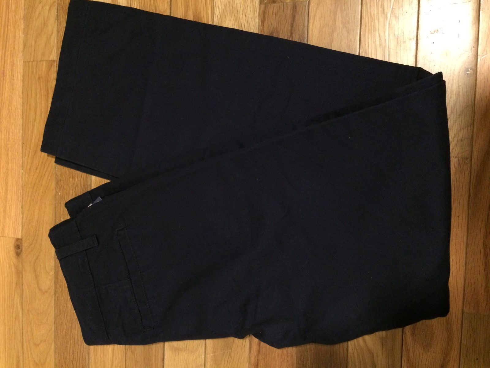 NWT Cherokee Ultimate Navy Khaki School Wear Pants Nanotex Fabric