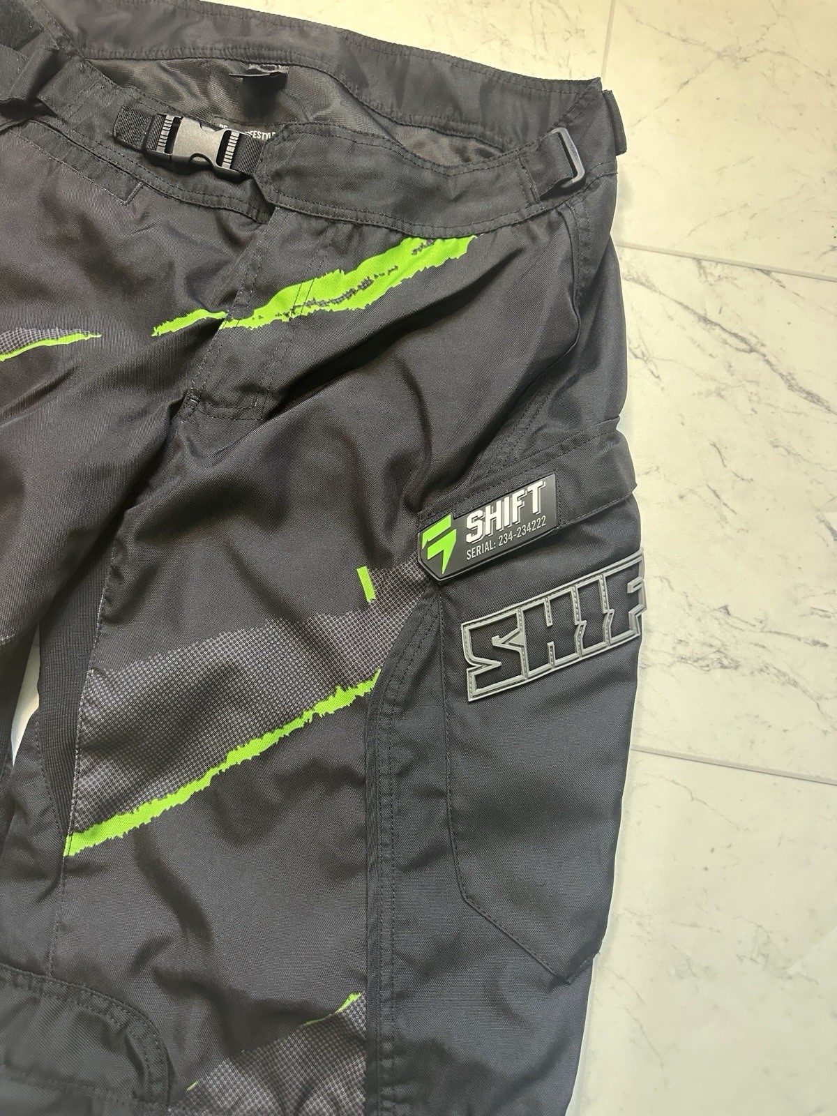 Vintage Shift Recon Freestyle Pant Mens 38 Black Cargo Moto Gorpcore Streetwear