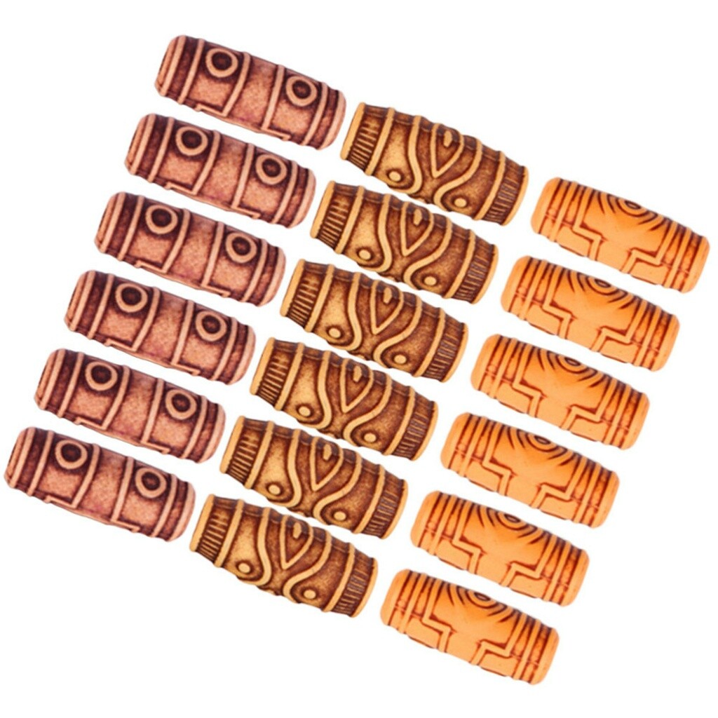 60PCS Dreadlocks Hair Braid Rings Aluminum Hair