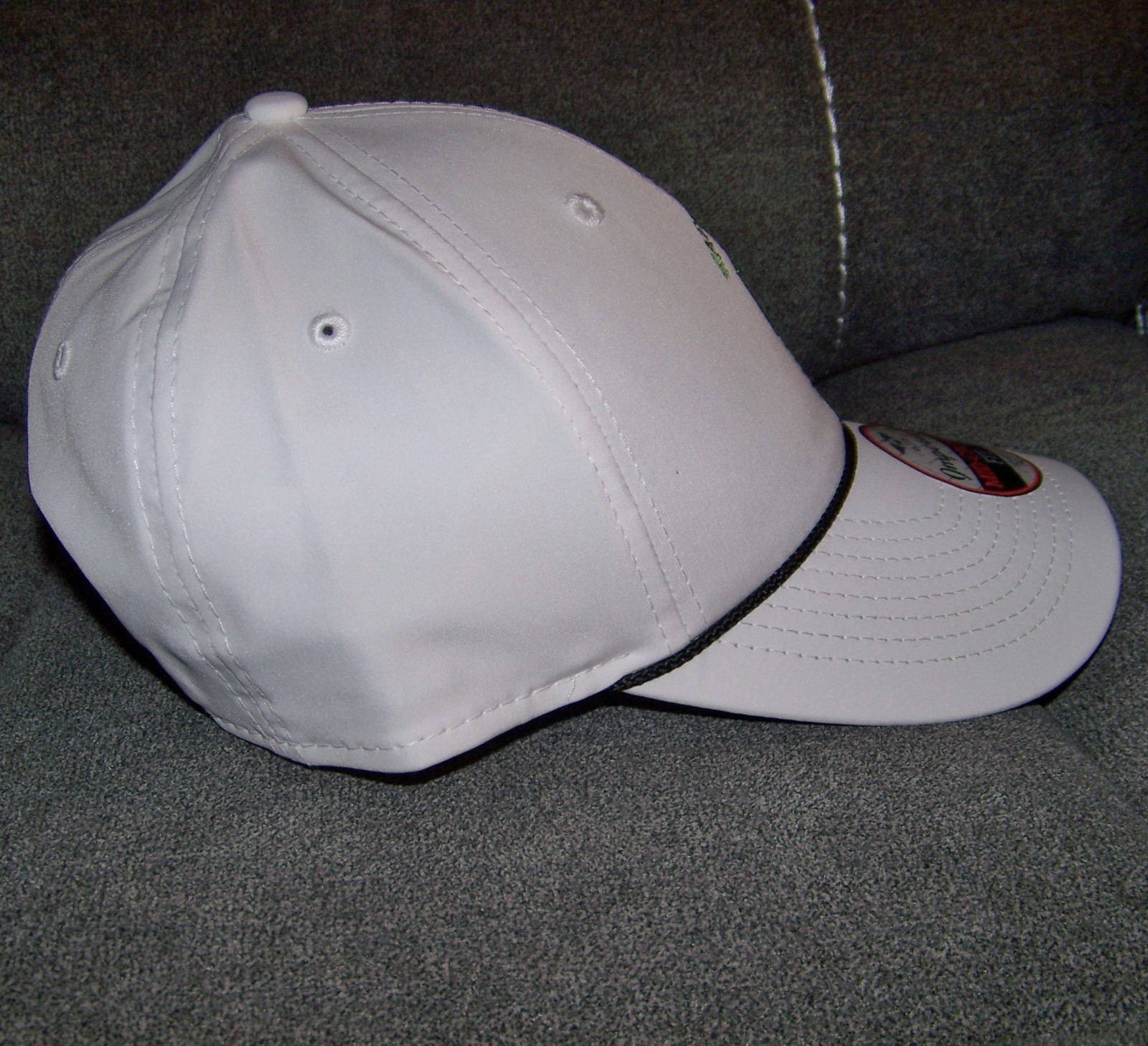 NEW IMPERIAL MID-CROWN FIT Rope Golf Cap Hat WATERVILLE GOLF LINKS 1889 White