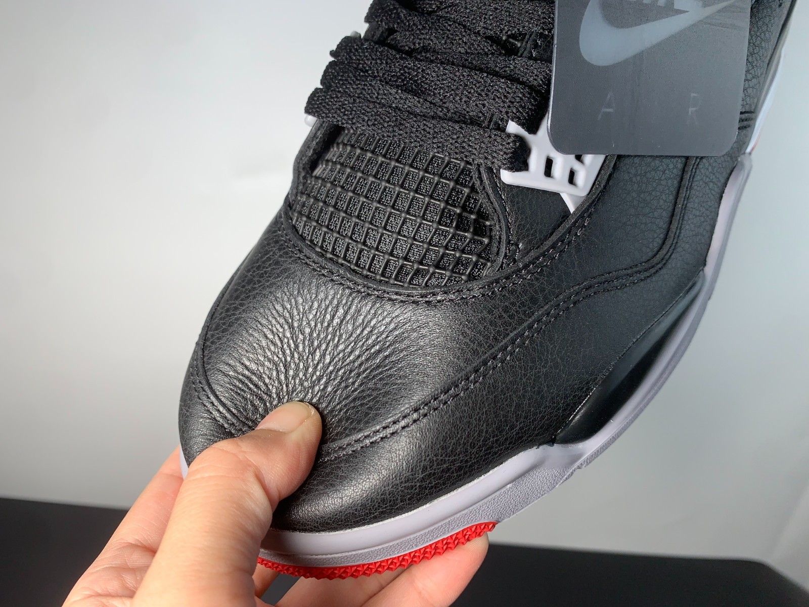 Jordan 4 Retro Bred Reimagined Black/Cement Grey/Red/White FV5029-006 Men
