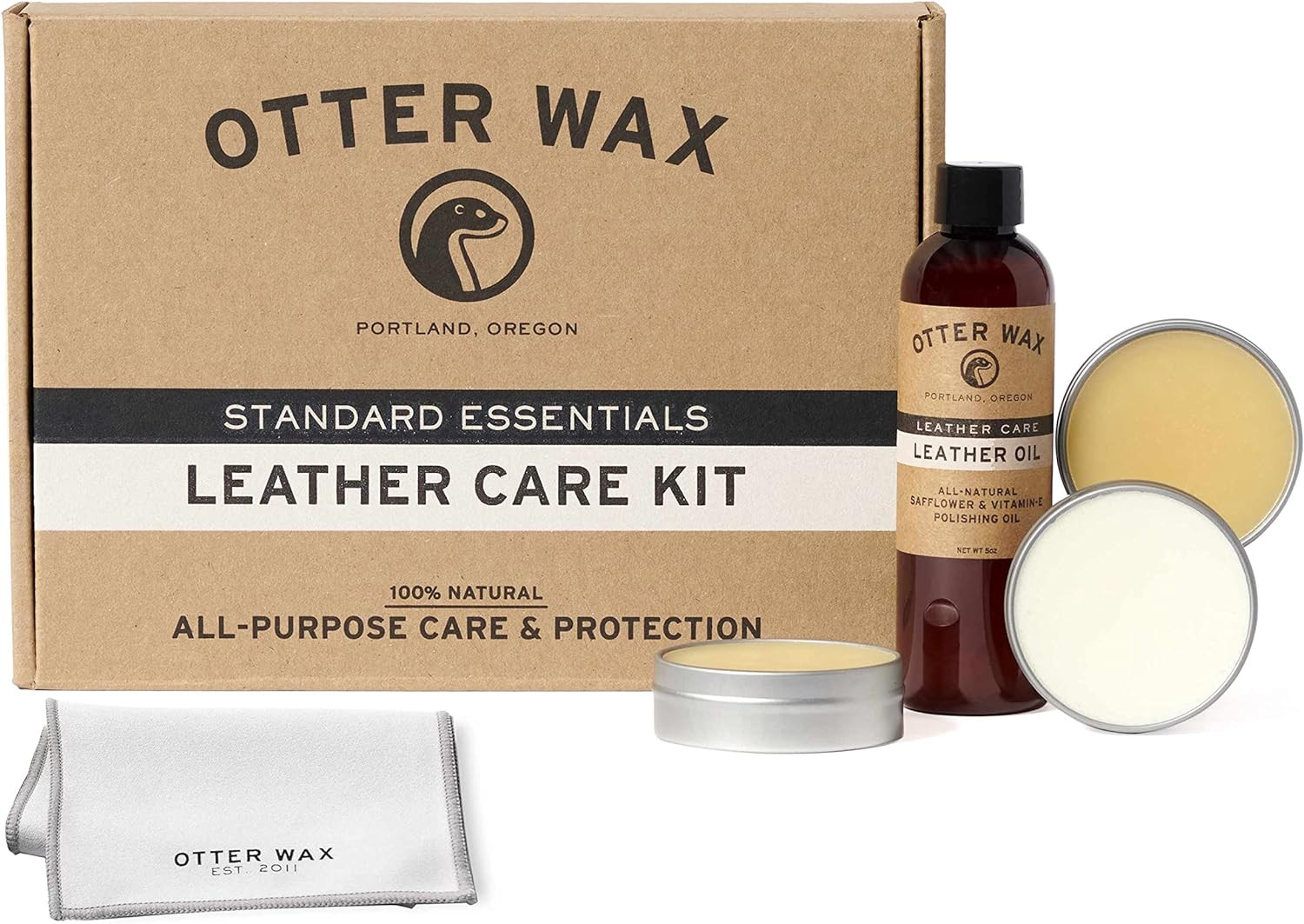 Essential Leather Care Kit | Complete Leather Cleaning & Conditioning Set | Clea
