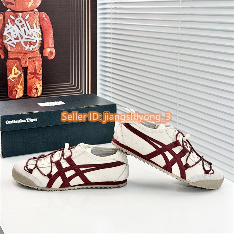 2026 Onitsuka Tiger MEXICO 66 VINY 1183C577-201 White Red