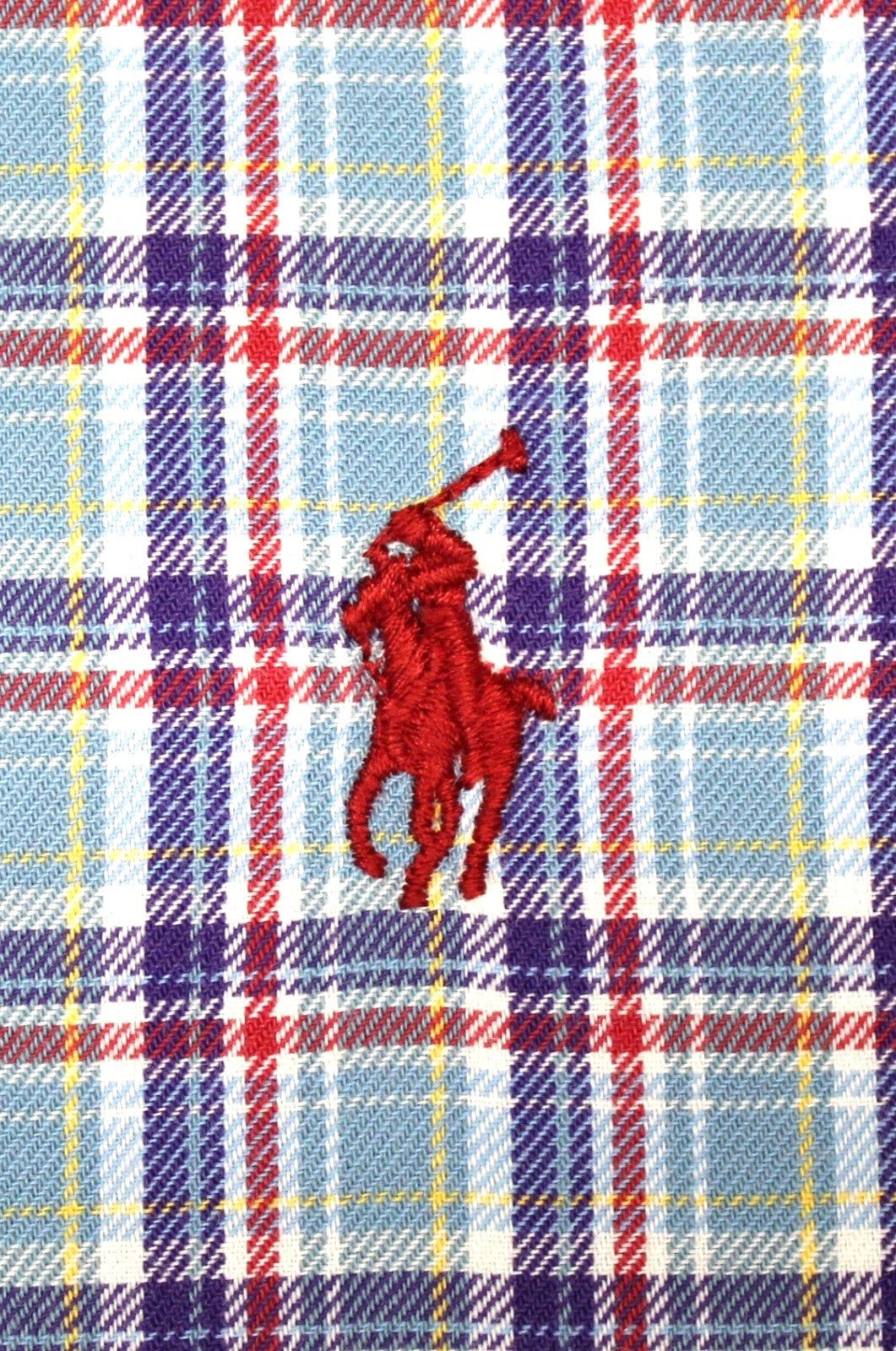 POLO RALPH LAUREN CLASSIC FIT SHIRT 100% COTTON BLUE, PURPLE & RED X-LARGE, XL
