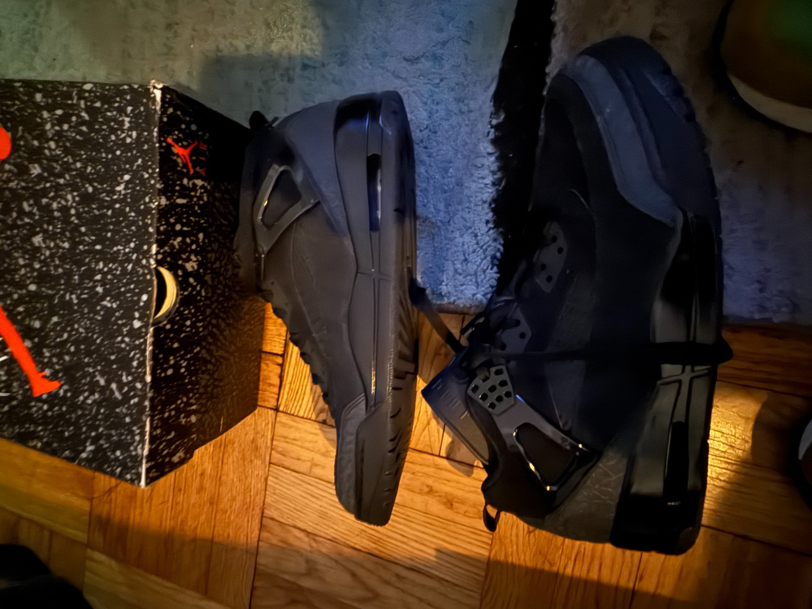 Jordan Spizike Low “Black Cat” NEW! Mens 14 FQ1759-001 Black Anthracite OG Box