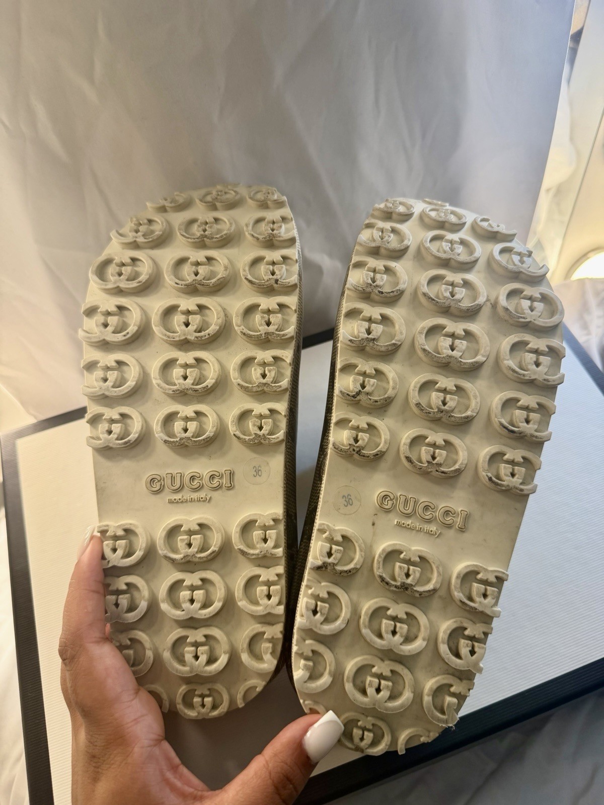 Gucci GG Slide Sandal ‘Interlocking G – Beige Ebony Size 36